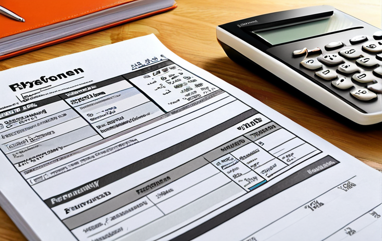 부채 상환 우선순위 설정을 위한 세무 전략 - Budgeting & Tax Benefits**

"A meticulously organized budget planner on a wooden desk, next to a Ger...